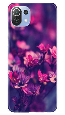 flowers Mobile Back Case for Mi 11 Lite 5G  (Design - 25)