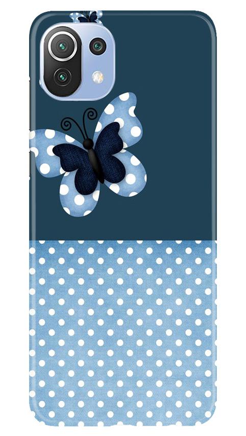 White dots Butterfly Case for Mi 11 Lite 5G 