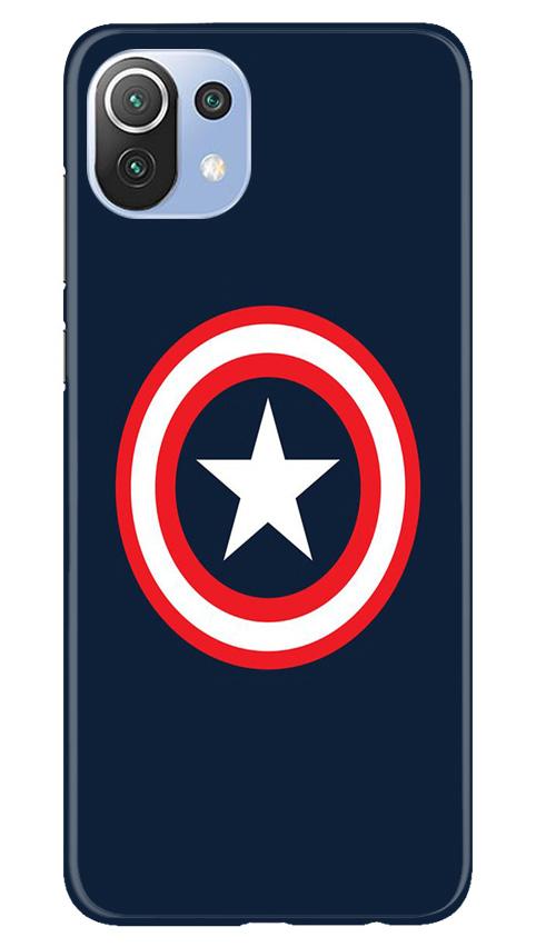 Captain America Case for Mi 11 Lite 5G 