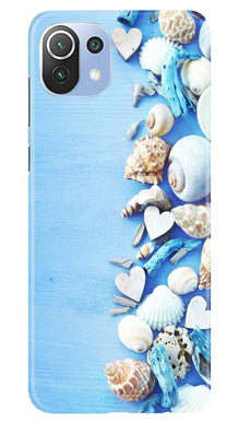 Sea Shells2 Mobile Back Case for Mi 11 Lite 5G  (Design - 64)