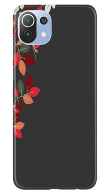 Grey Background Mobile Back Case for Mi 11 Lite 5G  (Design - 71)