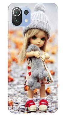 Cute Doll Mobile Back Case for Mi 11 Lite 5G  (Design - 93)