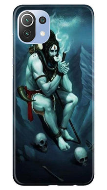 Lord Shiva Mahakal2 Mobile Back Case for Mi 11 Lite 5G  (Design - 98)