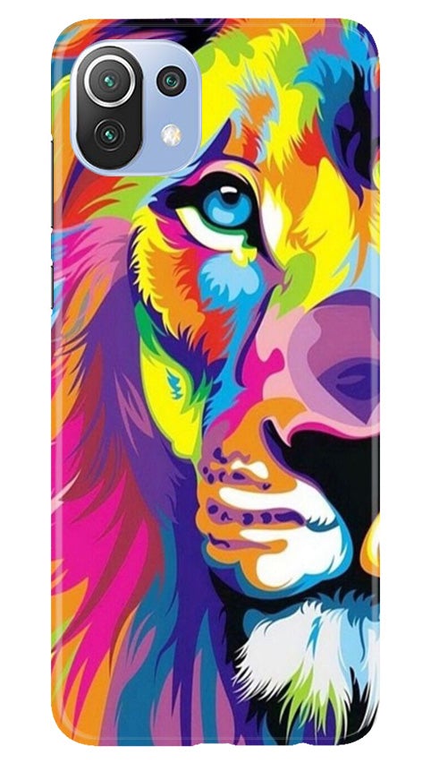 Colorful Lion Case for Mi 11 5G(Design - 110)