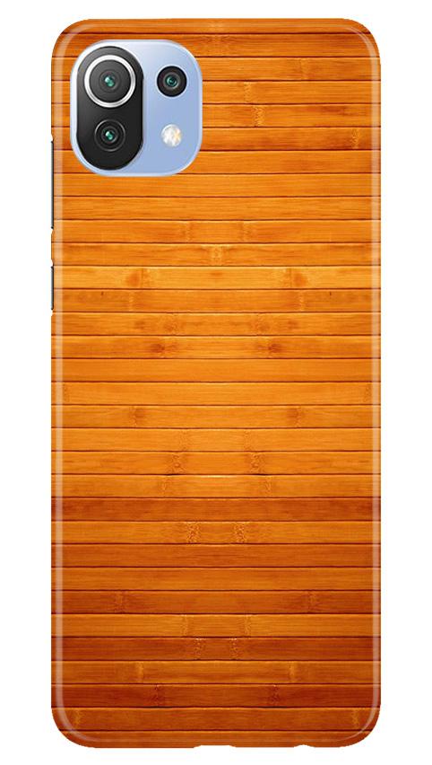 Wooden Look Case for Mi 11 Lite 5G   (Design - 111)
