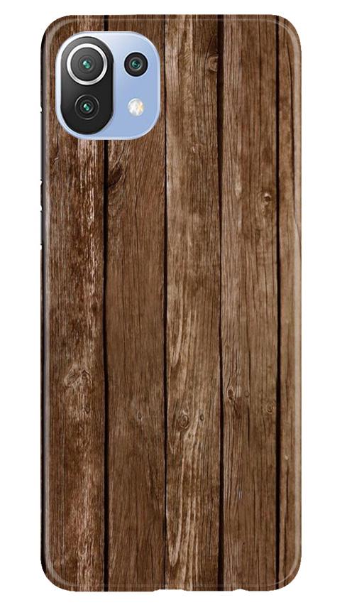 Wooden Look Case for Mi 11 Lite 5G   (Design - 112)
