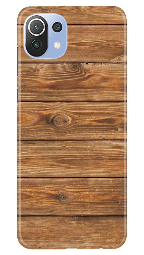 Wooden Look Case for Mi 11 Lite 5G   (Design - 113)