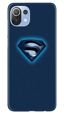 Superman Superhero Mobile Back Case for Mi 11 Lite 5G   (Design - 117)