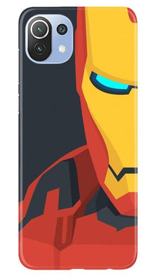 Iron Man Superhero Mobile Back Case for Mi 11 Lite 5G   (Design - 120)