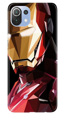 Iron Man Superhero Mobile Back Case for Mi 11 Lite 5G   (Design - 122)