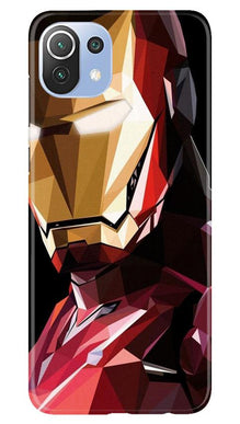 Iron Man Superhero Mobile Back Case for Mi 11 Lite 5G   (Design - 122)