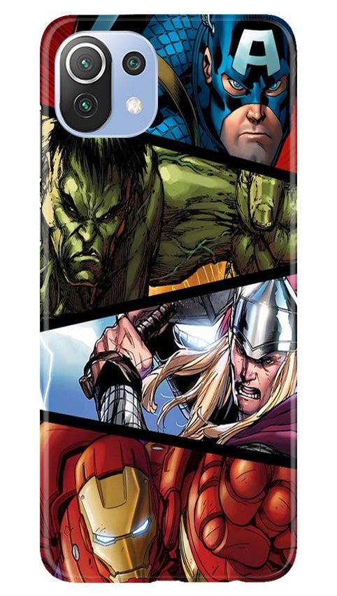 Avengers Superhero Case for Mi 11 5G  (Design - 124)