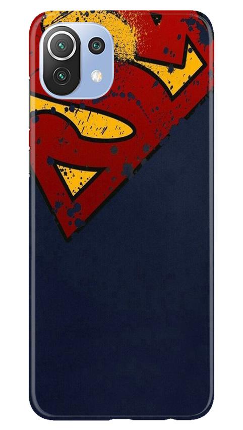 Superman Superhero Case for Mi 11 Lite 5G (Design - 125)