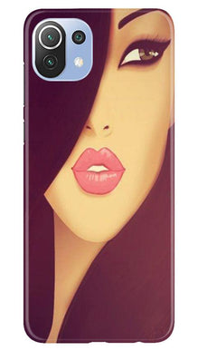 Girlish Mobile Back Case for Mi 11 Lite 5G   (Design - 130)