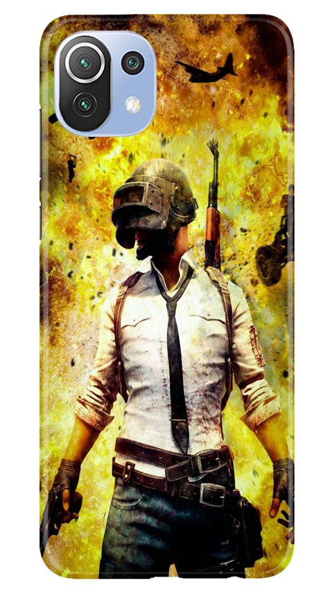 Pubg Case for Mi 11 Lite 5G   (Design - 180)