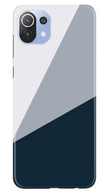 Blue Shade Mobile Back Case for Mi 11 5G (Design - 182)
