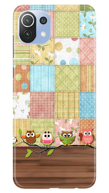 Owls Mobile Back Case for Mi 11 5G (Design - 202)