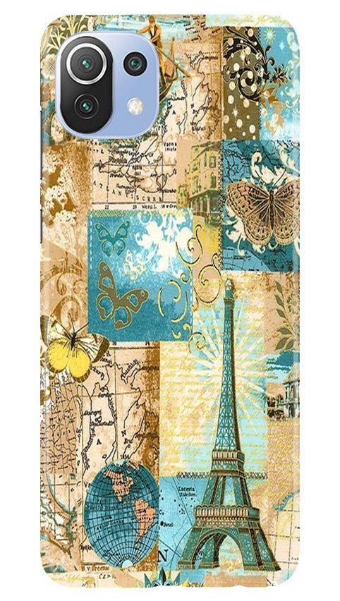 Travel Eiffel Tower Case for Mi 11 5G (Design No. 206)