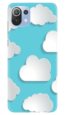 Clouds Mobile Back Case for Mi 11 5G (Design - 210)