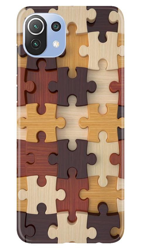 Puzzle Pattern Case for Mi 11 Lite 5G  (Design No. 217)