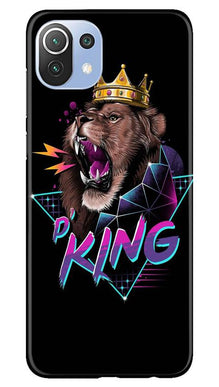 Lion King Mobile Back Case for Mi 11 Lite 5G  (Design - 219)