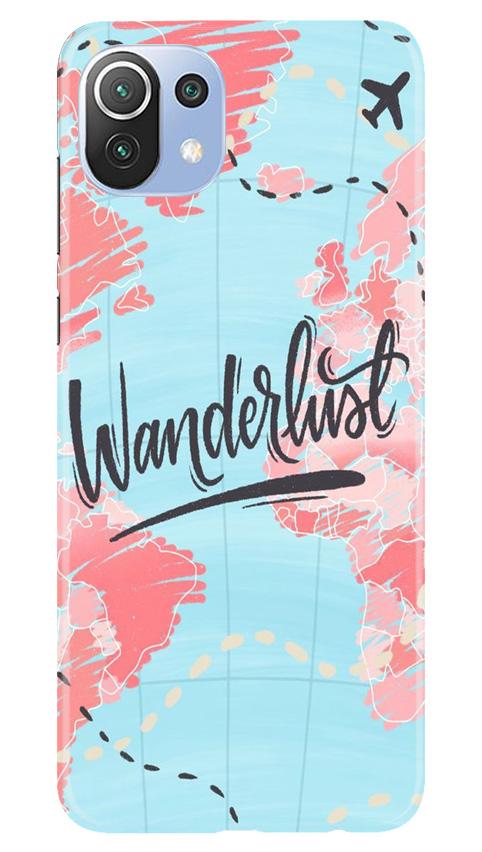 Wonderlust Travel Case for Mi 11 Lite 5G  (Design No. 223)