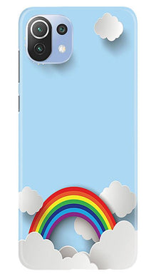 Rainbow Mobile Back Case for Mi 11 Lite 5G  (Design - 225)