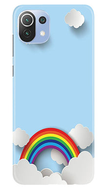 Rainbow Mobile Back Case for Mi 11 5G (Design - 225)