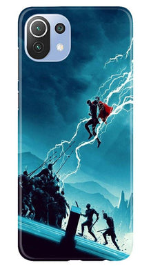 Thor Avengers Mobile Back Case for Mi 11 Lite 5G  (Design - 243)
