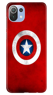 Captain America Mobile Back Case for Mi 11 5G (Design - 249)
