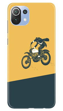 Bike Lovers Mobile Back Case for Mi 11 Lite 5G  (Design - 256)