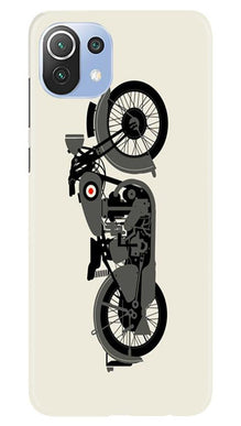 MotorCycle Mobile Back Case for Mi 11 Lite 5G  (Design - 259)