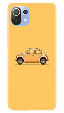 Vintage Car Mobile Back Case for Mi 11 Lite 5G  (Design - 262)