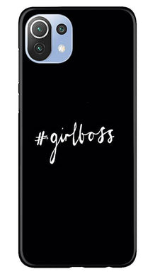 #GirlBoss Mobile Back Case for Mi 11 Lite 5G  (Design - 266)