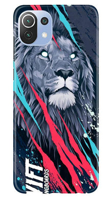Lion Mobile Back Case for Mi 11 Lite 5G  (Design - 278)