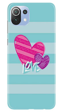 Love Mobile Back Case for Mi 11 Lite 5G  (Design - 299)