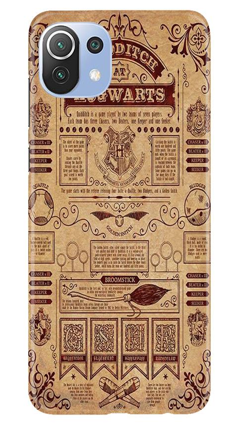 Hogwarts Mobile Back Case for Mi 11 Lite 5G (Design - 304)