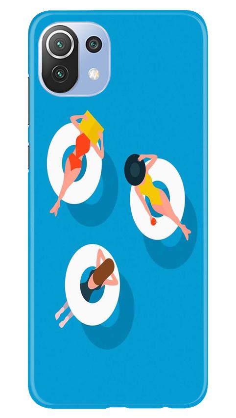 Girlish Mobile Back Case for Mi 11 Lite 5G (Design - 306)