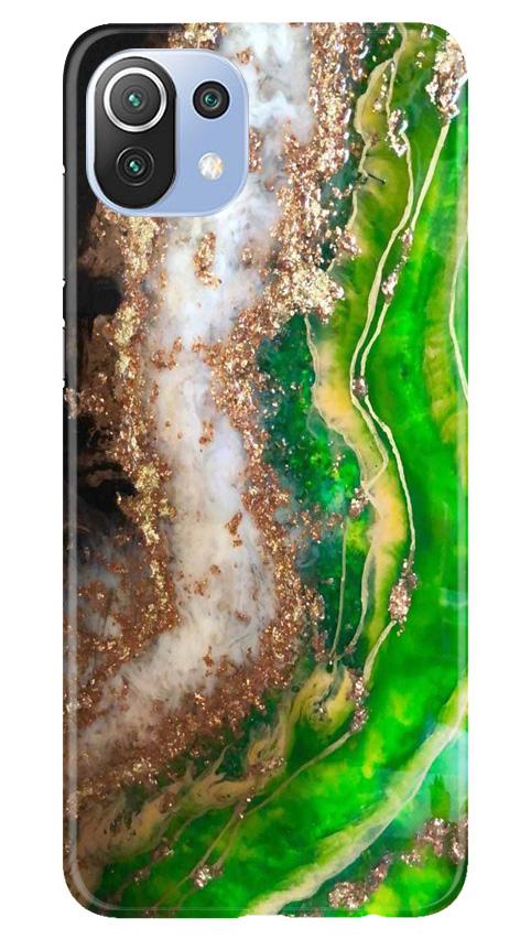Marble Texture Mobile Back Case for Mi 11 Lite 5G (Design - 307)