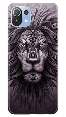 Lion Mobile Back Case for Mi 11 Lite 5G (Design - 315)