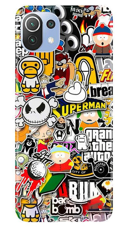 Designer Mobile Back Case for Mi 11 Lite 5G (Design - 320)