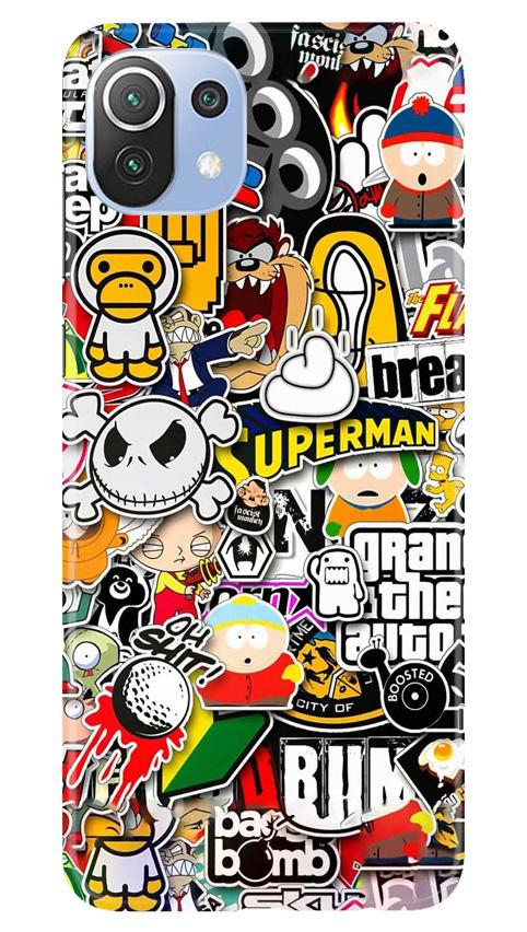 Designer Mobile Back Case for Mi 11 Lite 5G (Design - 320)