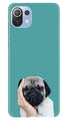 Puppy Mobile Back Case for Mi 11 Lite 5G (Design - 333)