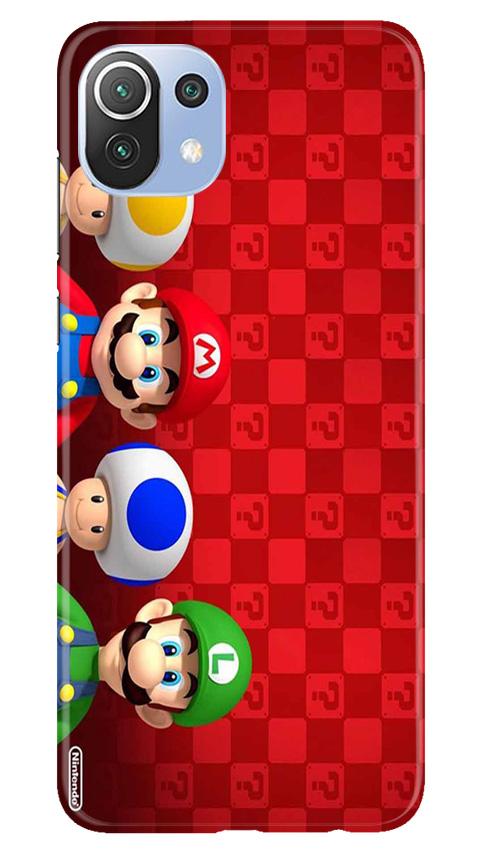 Mario Mobile Back Case for Mi 11 Lite 5G (Design - 337)