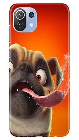 Dog Mobile Back Case for Mi 11 Lite 5G (Design - 343)