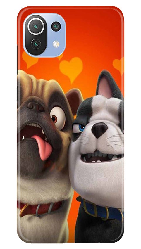 Dog Puppy Mobile Back Case for Mi 11 5G(Design - 350)