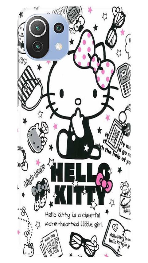Hello Kitty Mobile Back Case for Mi 11 Lite 5G (Design - 361)