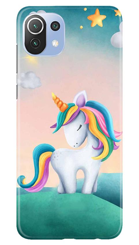 Unicorn Mobile Back Case for Mi 11 Lite 5G (Design - 366)