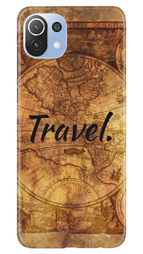 Travel Mobile Back Case for Mi 11 Lite 5G (Design - 375)