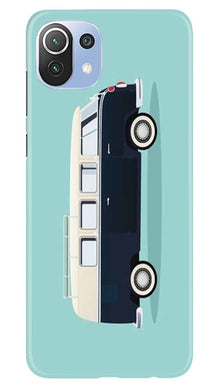 Travel Bus Mobile Back Case for Mi 11 5G(Design - 379)